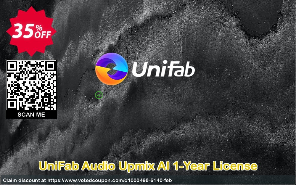 UniFab Audio Upmix AI 1-Year Plan voted-on promotion codes