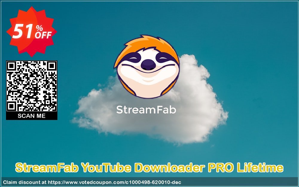 StreamFab YouTube Downloader PRO Lifetime Coupon Code Apr 2024, 51% OFF - VotedCoupon