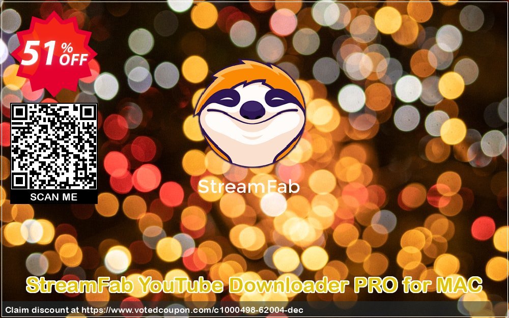 StreamFab YouTube Downloader PRO for MAC Coupon Code Mar 2024, 51% OFF - VotedCoupon