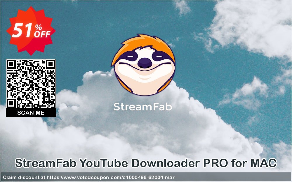 StreamFab YouTube Downloader PRO for MAC Coupon Code May 2024, 51% OFF - VotedCoupon