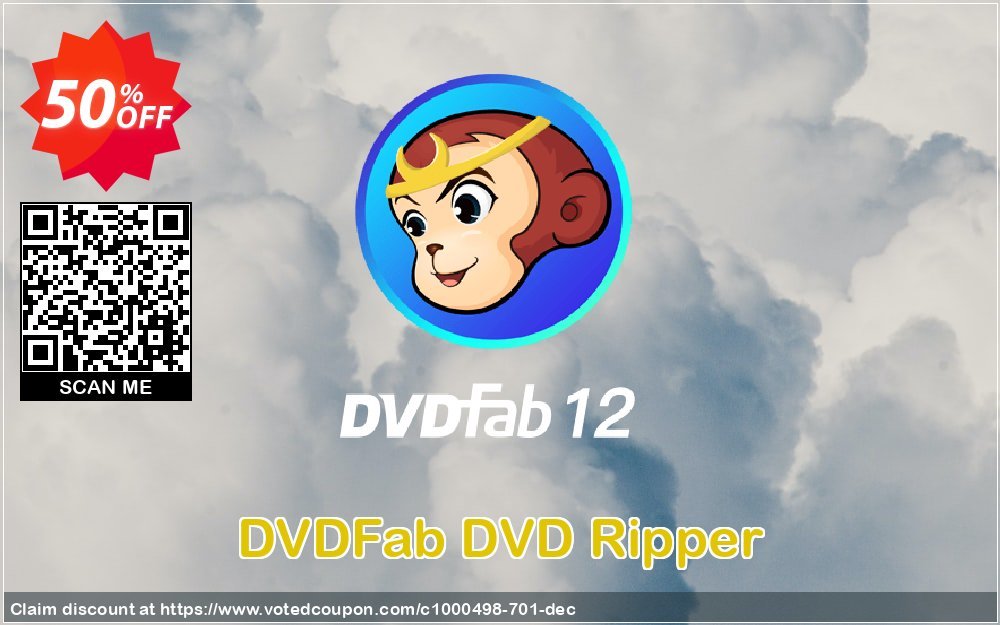 DVDFab DVD Ripper Coupon, discount 50% OFF DVDFab DVD Copy Lifetime License, verified. Promotion: Special sales code of DVDFab DVD Copy Lifetime License, tested & approved