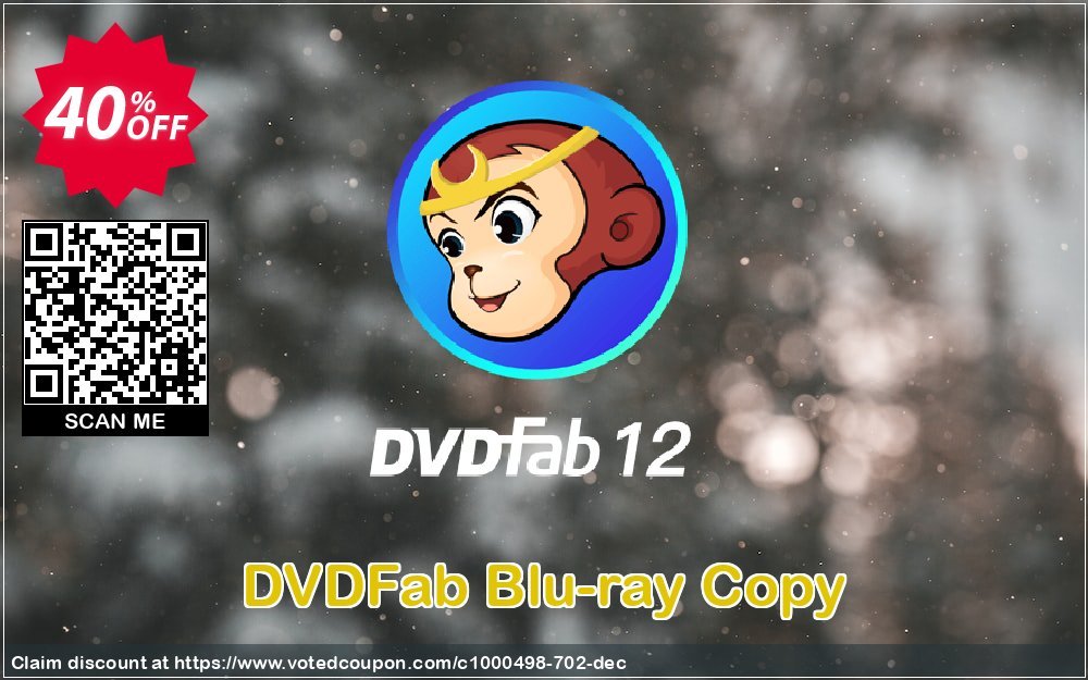 DVDFab Blu-ray Copy Coupon, discount 50% OFF DVDFab Blu-ray Copy, verified. Promotion: Special sales code of DVDFab Blu-ray Copy, tested & approved