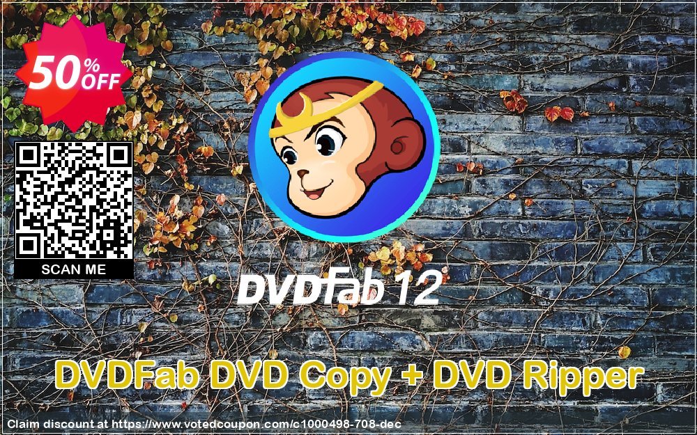 DVDFab DVD Copy + DVD Ripper Coupon Code Mar 2024, 50% OFF - VotedCoupon