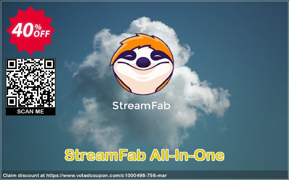 StreamFab All-In-One Coupon, discount 50% OFF DVDFab Downloader All-In-One, verified. Promotion: Special sales code of DVDFab Downloader All-In-One, tested & approved