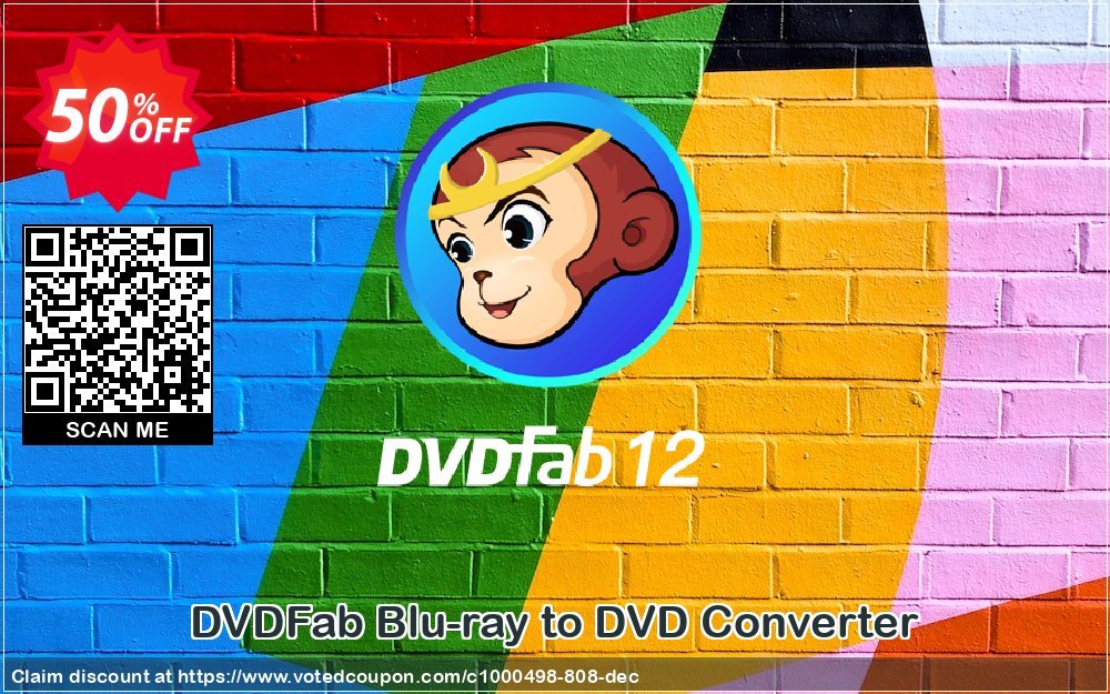 DVDFab Blu-ray to DVD Converter Coupon, discount 50% OFF DVDFab Blu-ray to DVD Converter, verified. Promotion: Special sales code of DVDFab Blu-ray to DVD Converter, tested & approved