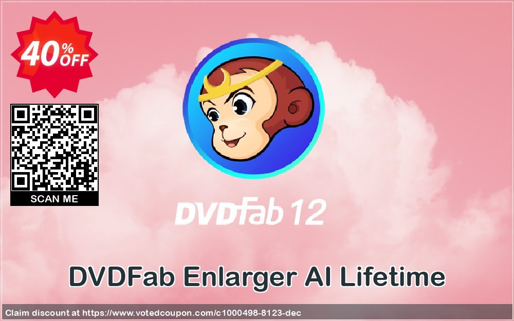 DVDFab Enlarger AI Lifetime Coupon, discount 50% OFF DVDFab Enlarger AI Lifetime, verified. Promotion: Special sales code of DVDFab Enlarger AI Lifetime, tested & approved