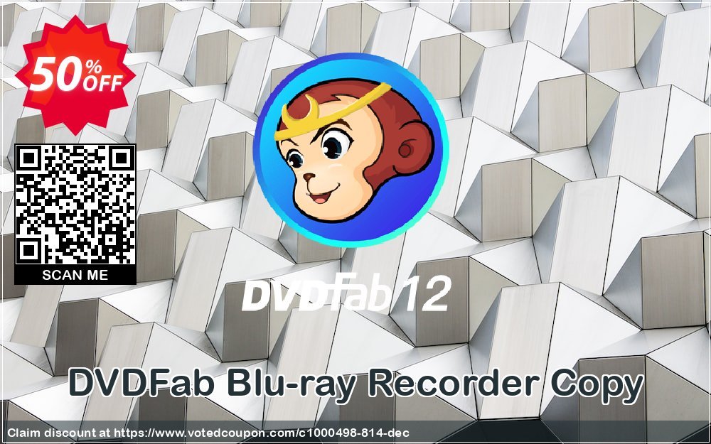 DVDFab Blu-ray Recorder Copy Coupon, discount 50% OFF DVDFab Blu-ray Recorder Copy, verified. Promotion: Special sales code of DVDFab Blu-ray Recorder Copy, tested & approved