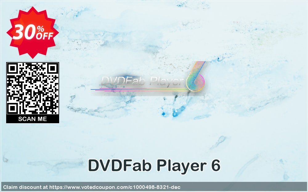 DVDFab Player 6 Coupon, discount 30% OFF DVDFab Player 6, verified. Promotion: Special sales code of DVDFab Player 6, tested & approved