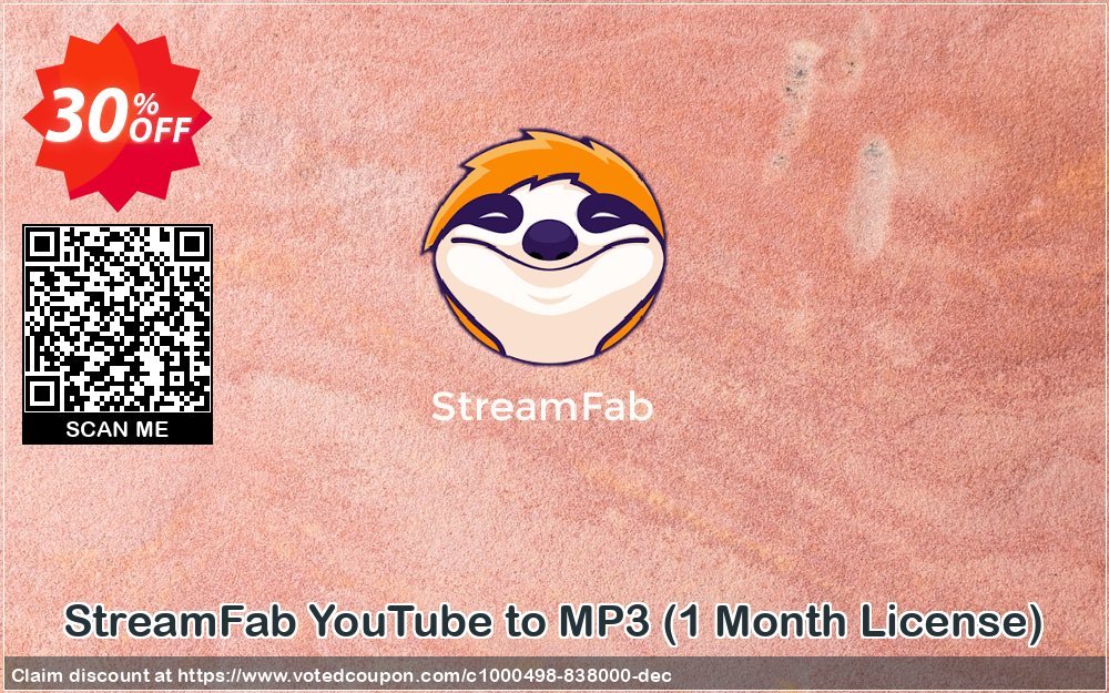 StreamFab YouTube to MP3, Monthly Plan  Coupon Code Apr 2024, 30% OFF - VotedCoupon