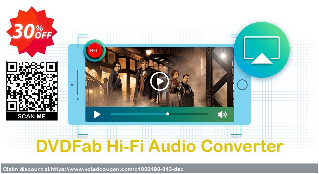 DVDFab Hi-Fi Audio Converter Coupon Code Mar 2024, 30% OFF - VotedCoupon