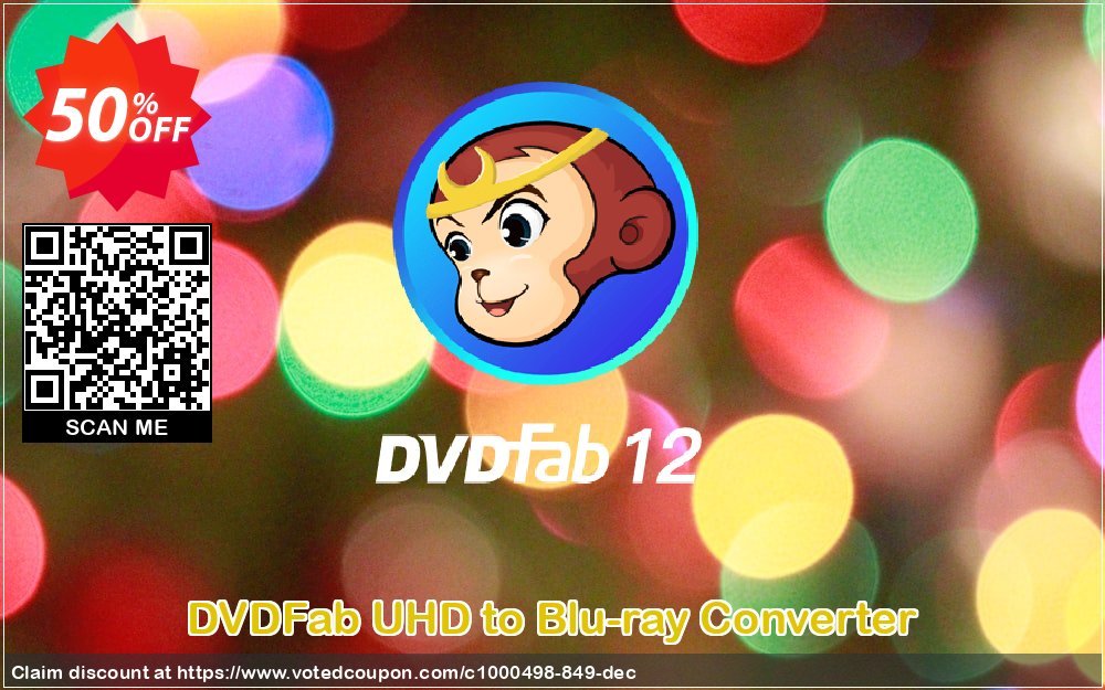 DVDFab UHD to Blu-ray Converter Coupon, discount 50% OFF DVDFab UHD to Blu-ray Converter, verified. Promotion: Special sales code of DVDFab UHD to Blu-ray Converter, tested & approved