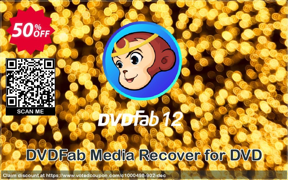 DVDFab Media Recover for DVD Coupon Code Apr 2024, 50% OFF - VotedCoupon