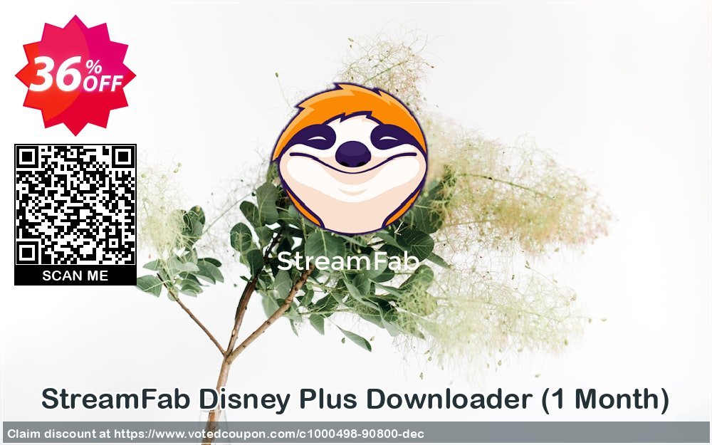 StreamFab Disney Plus Downloader, Monthly  Coupon Code Apr 2024, 36% OFF - VotedCoupon