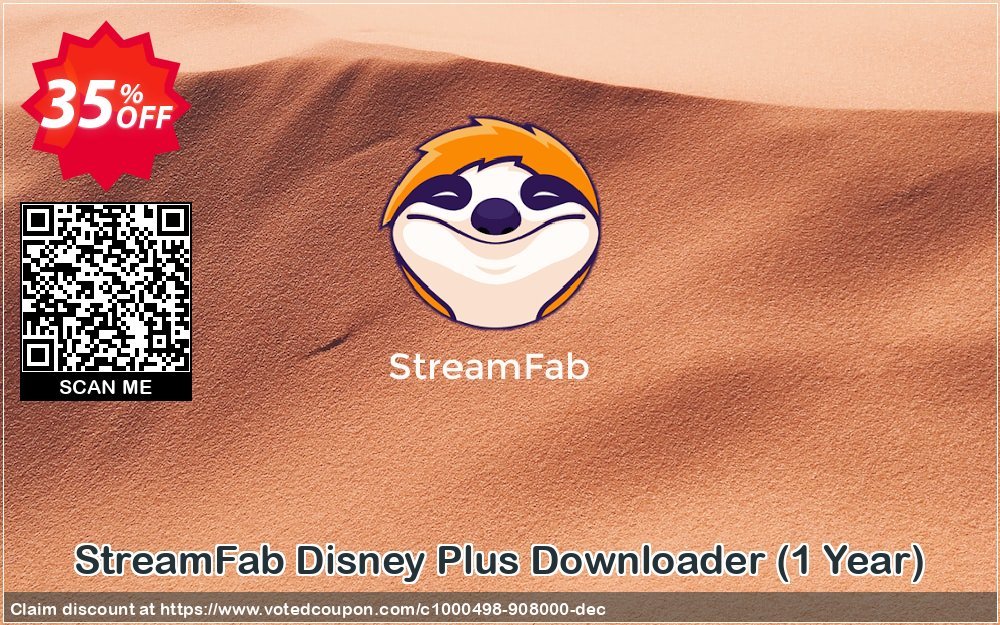 StreamFab Disney Plus Downloader, Yearly  Coupon, discount 30% OFF StreamFab Disney Plus Downloader (1 Year), verified. Promotion: Special sales code of StreamFab Disney Plus Downloader (1 Year), tested & approved