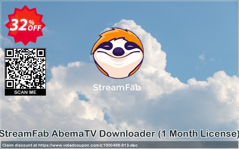 StreamFab AbemaTV Downloader, Monthly Plan  Coupon Code Apr 2024, 32% OFF - VotedCoupon