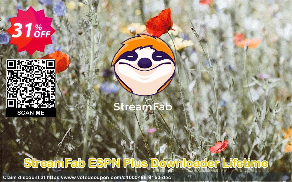 StreamFab ESPN Plus Downloader Lifetime Coupon, discount 31% OFF StreamFab ESPN Plus Downloader Lifetime, verified. Promotion: Special sales code of StreamFab ESPN Plus Downloader Lifetime, tested & approved