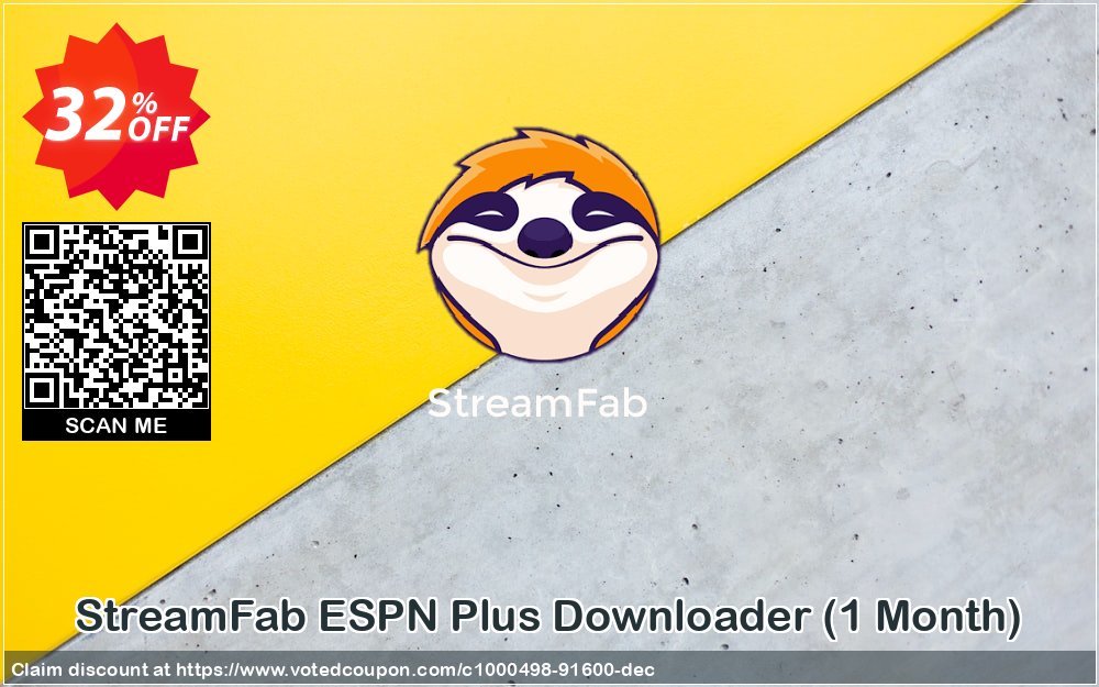 StreamFab ESPN Plus Downloader, Monthly  Coupon Code Apr 2024, 32% OFF - VotedCoupon