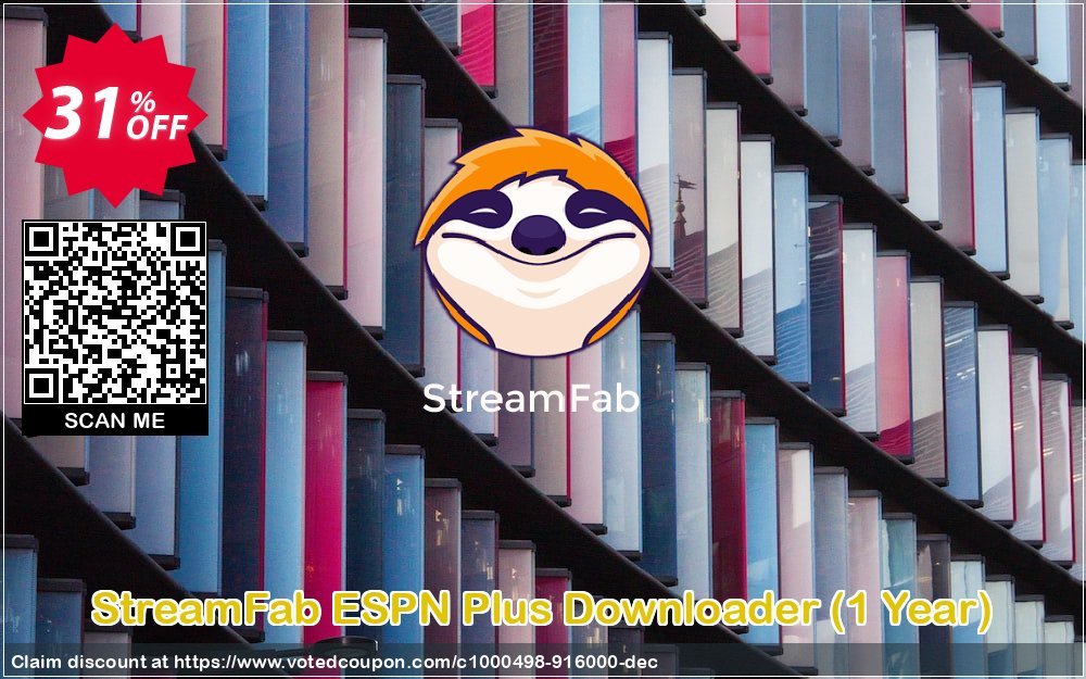 StreamFab ESPN Plus Downloader, Yearly  Coupon, discount 30% OFF StreamFab ESPN Plus Downloader (1 Year), verified. Promotion: Special sales code of StreamFab ESPN Plus Downloader (1 Year), tested & approved