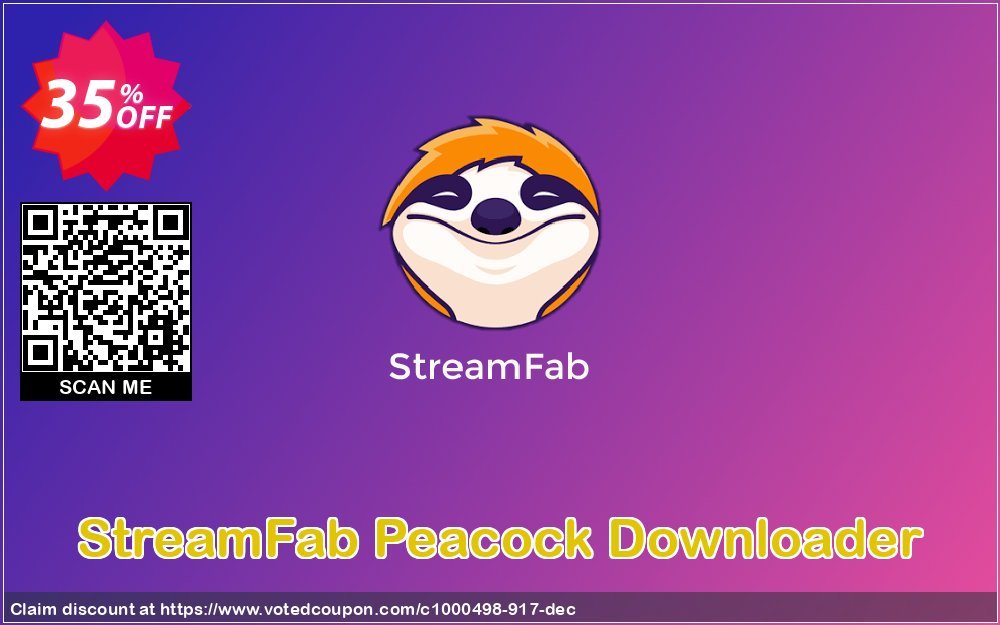 StreamFab Peacock Downloader voted-on promotion codes