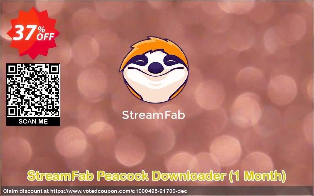 StreamFab Peacock Downloader, Monthly  Coupon Code May 2024, 37% OFF - VotedCoupon