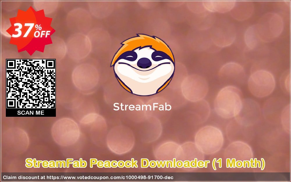 StreamFab Peacock Downloader, Monthly  Coupon, discount 31% OFF StreamFab FANZA Downloader for MAC, verified. Promotion: Special sales code of StreamFab FANZA Downloader for MAC, tested & approved