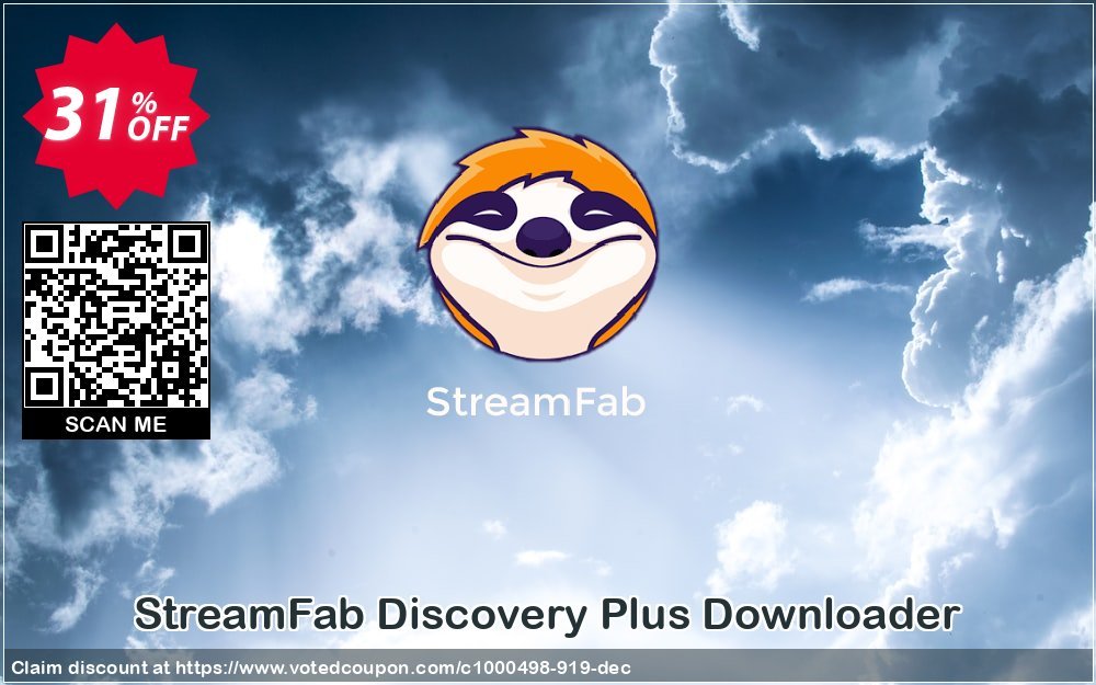 StreamFab Discovery Plus Downloader Coupon, discount 31% OFF StreamFab Discovery Plus Downloader, verified. Promotion: Special sales code of StreamFab Discovery Plus Downloader, tested & approved