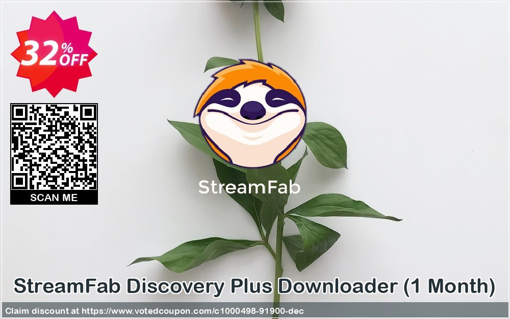 StreamFab Discovery Plus Downloader, Monthly  Coupon, discount 30% OFF StreamFab Discovery Plus Downloader (1 Month), verified. Promotion: Special sales code of StreamFab Discovery Plus Downloader (1 Month), tested & approved