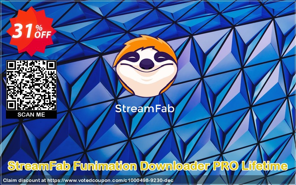 StreamFab Funimation Downloader PRO Lifetime Coupon, discount 31% OFF StreamFab Funimation Downloader PRO Lifetime, verified. Promotion: Special sales code of StreamFab Funimation Downloader PRO Lifetime, tested & approved