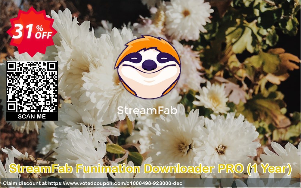 StreamFab Funimation Downloader PRO, Yearly  Coupon, discount 30% OFF StreamFab Funimation Downloader PRO (1 Year), verified. Promotion: Special sales code of StreamFab Funimation Downloader PRO (1 Year), tested & approved