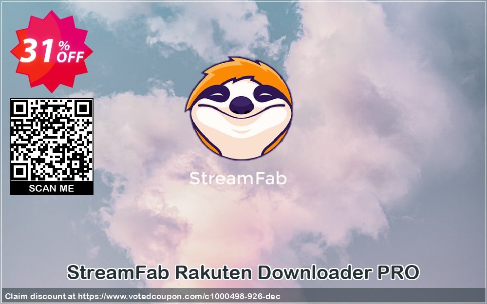 StreamFab Rakuten Downloader PRO Coupon Code Apr 2024, 31% OFF - VotedCoupon