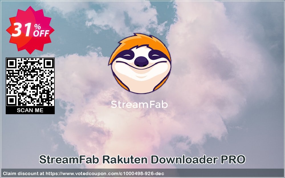 StreamFab Rakuten Downloader PRO Coupon, discount 31% OFF StreamFab FANZA Downloader for MAC, verified. Promotion: Special sales code of StreamFab FANZA Downloader for MAC, tested & approved