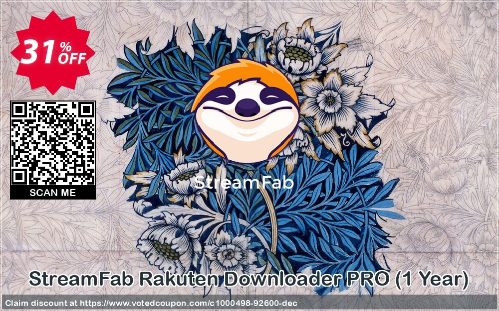 StreamFab Rakuten Downloader PRO, Yearly  Coupon Code Apr 2024, 31% OFF - VotedCoupon