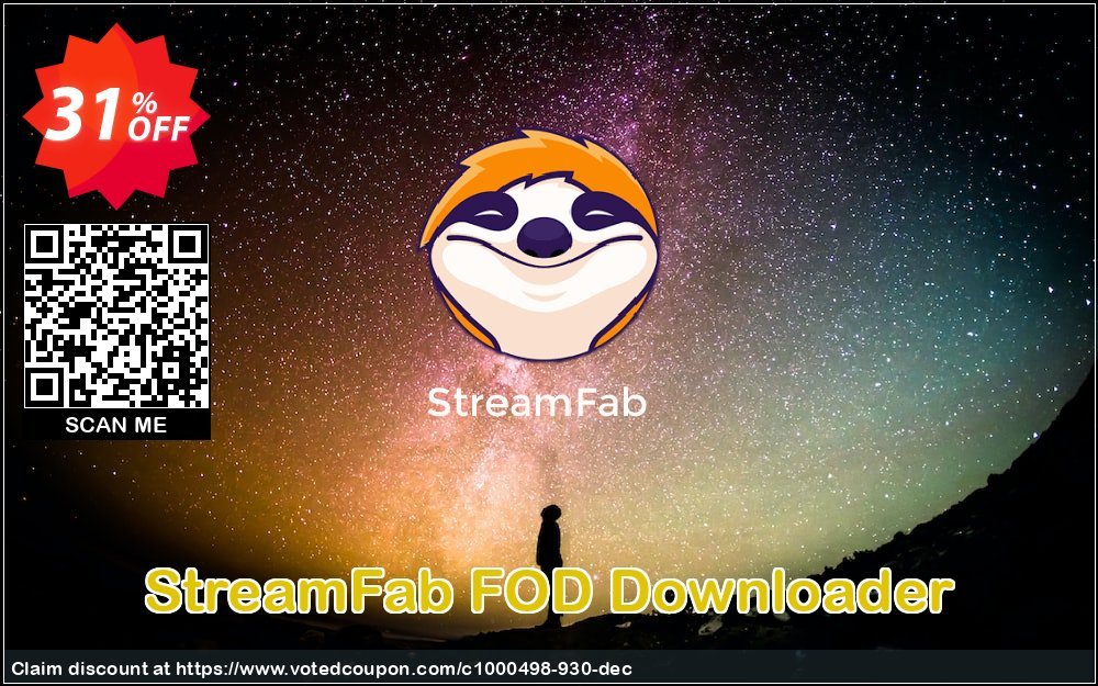 StreamFab FOD Downloader Coupon, discount 31% OFF StreamFab FOD Downloader, verified. Promotion: Special sales code of StreamFab FOD Downloader, tested & approved