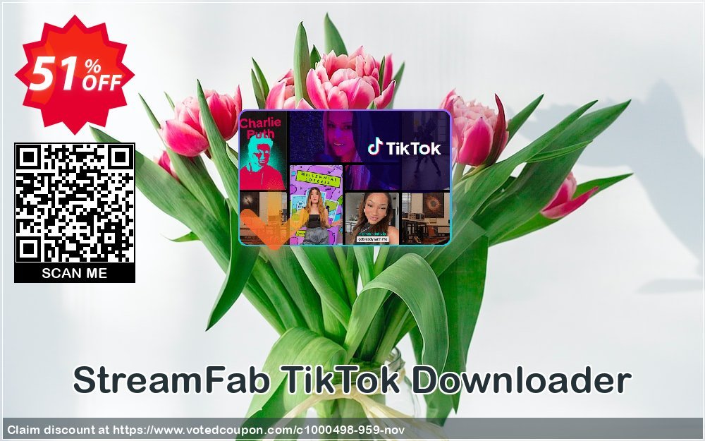 StreamFab TikTok Downloader voted-on promotion codes