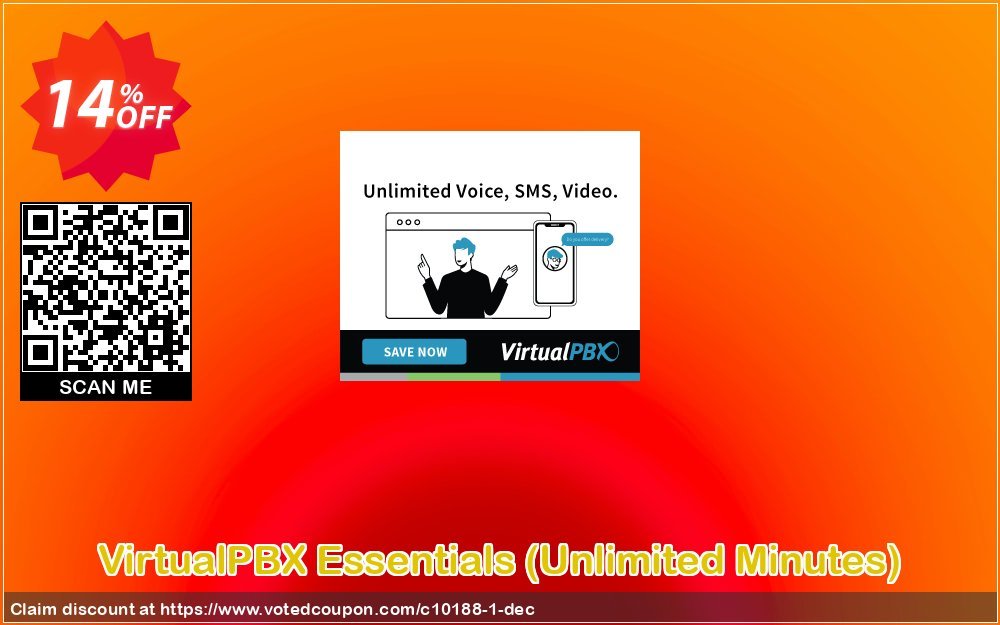 VirtualPBX Essentials, Unlimited Minutes  Coupon, discount 10% OFF VirtualPBX Essentials (Unlimited Minutes), verified. Promotion: Exclusive deals code of VirtualPBX Essentials (Unlimited Minutes), tested & approved