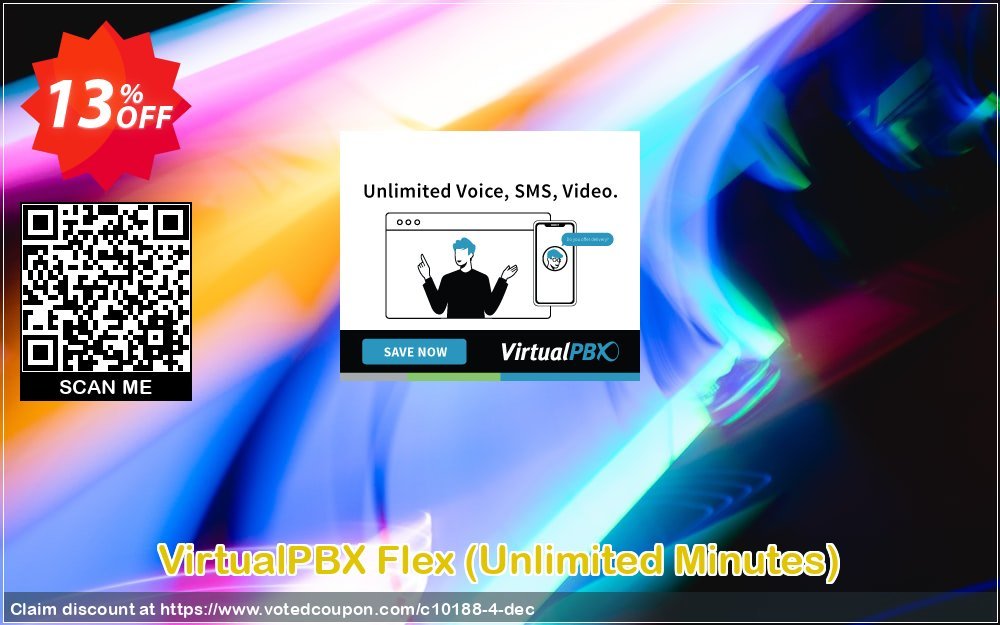 VirtualPBX Flex, Unlimited Minutes  Coupon Code May 2024, 13% OFF - VotedCoupon