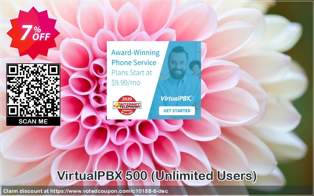 VirtualPBX 500, Unlimited Users  Coupon Code Apr 2024, 7% OFF - VotedCoupon