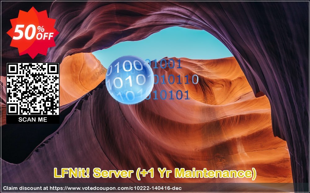 LFNit! Server, +1 Yr Maintenance  Coupon, discount Coupon code LFNit! Server (+1 Yr Maintenance). Promotion: LFNit! Server (+1 Yr Maintenance) offer from DataMystic