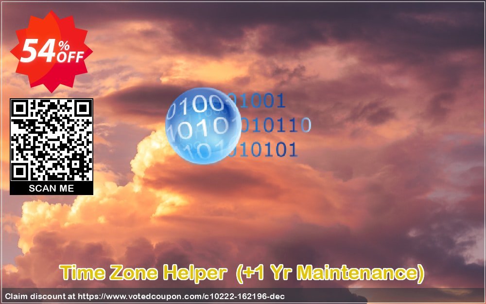 Time Zone Helper , +1 Yr Maintenance  Coupon, discount Coupon code Time Zone Helper  (+1 Yr Maintenance). Promotion: Time Zone Helper  (+1 Yr Maintenance) offer from DataMystic