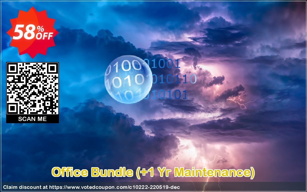 Office Bundle, +1 Yr Maintenance  Coupon, discount Coupon code Office Bundle (+1 Yr Maintenance). Promotion: Office Bundle (+1 Yr Maintenance) offer from DataMystic