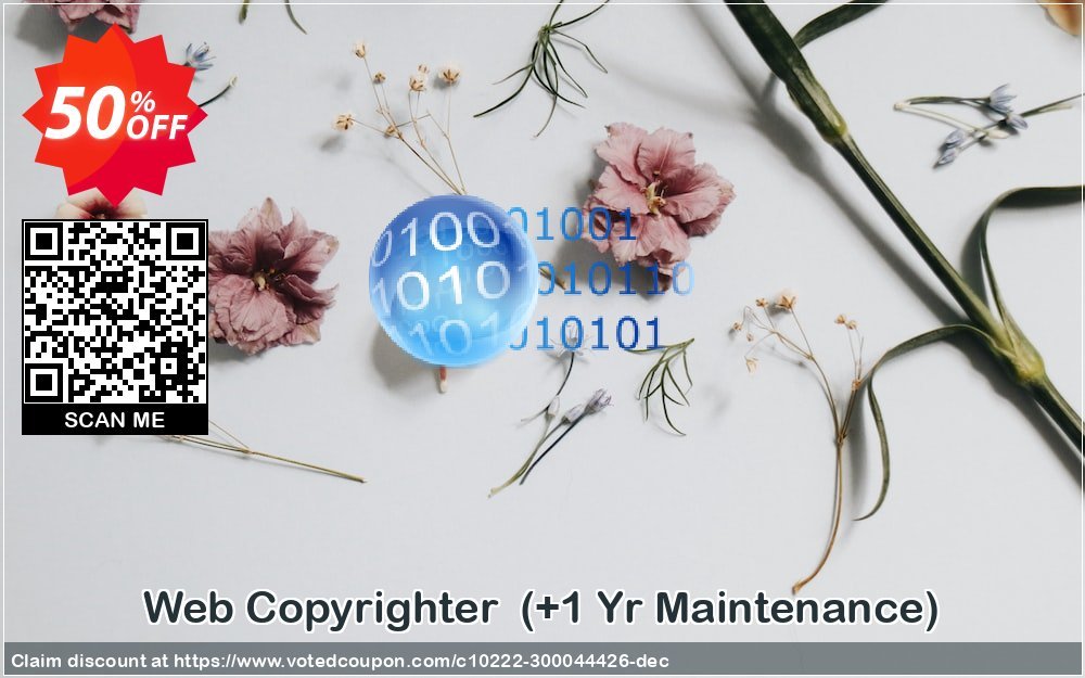Web Copyrighter , +1 Yr Maintenance  Coupon, discount Coupon code Web Copyrighter  (+1 Yr Maintenance). Promotion: Web Copyrighter  (+1 Yr Maintenance) offer from DataMystic