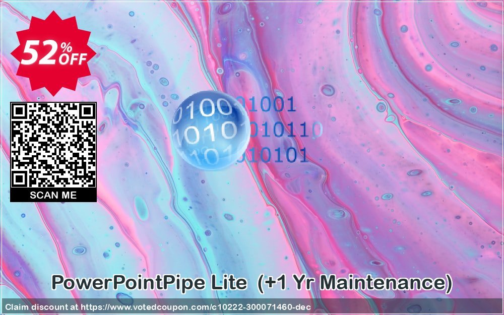 PowerPointPipe Lite , +1 Yr Maintenance  Coupon, discount Coupon code PowerPointPipe Lite  (+1 Yr Maintenance). Promotion: PowerPointPipe Lite  (+1 Yr Maintenance) offer from DataMystic