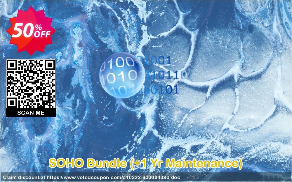 SOHO Bundle, +1 Yr Maintenance  Coupon, discount Coupon code SOHO Bundle (+1 Yr Maintenance). Promotion: SOHO Bundle (+1 Yr Maintenance) offer from DataMystic