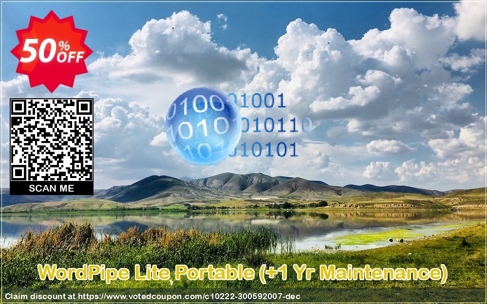 WordPipe Lite Portable, +1 Yr Maintenance  Coupon, discount Coupon code WordPipe Lite Portable (+1 Yr Maintenance). Promotion: WordPipe Lite Portable (+1 Yr Maintenance) offer from DataMystic