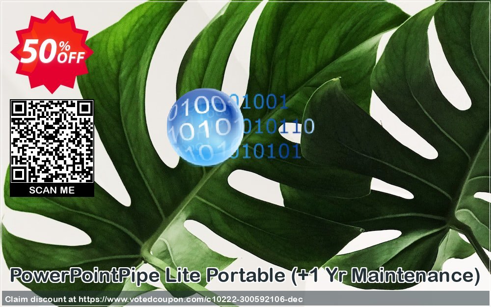 PowerPointPipe Lite Portable, +1 Yr Maintenance  Coupon, discount Coupon code PowerPointPipe Lite Portable (+1 Yr Maintenance). Promotion: PowerPointPipe Lite Portable (+1 Yr Maintenance) offer from DataMystic