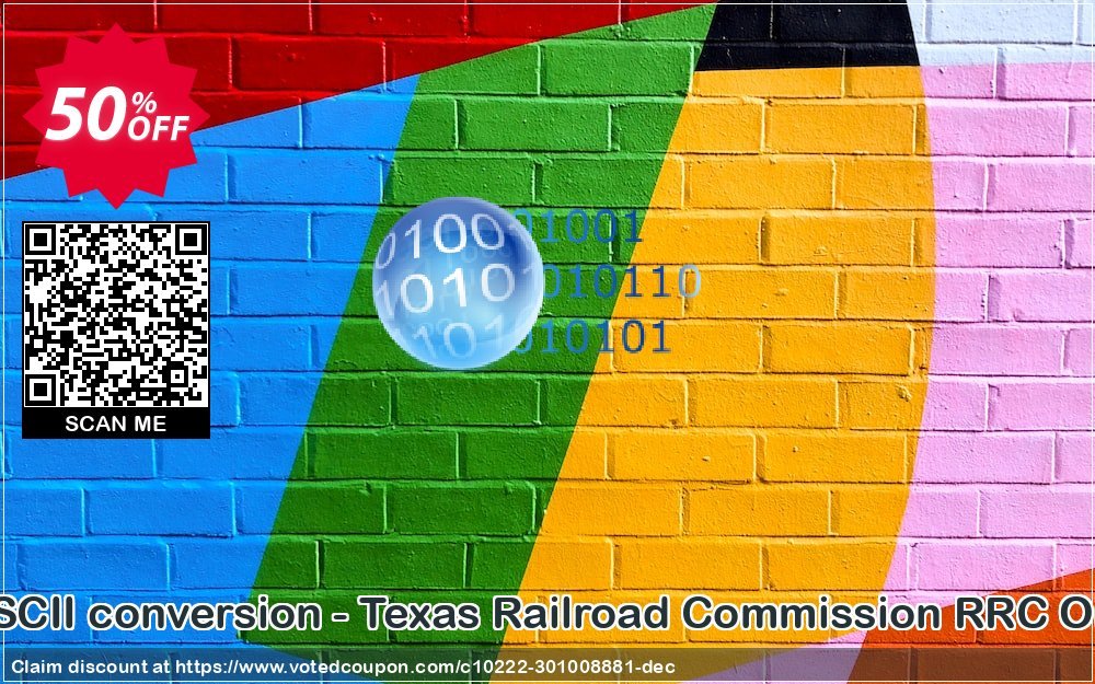 EBCDIC to ASCII conversion - Texas Railroad Commission RRC Oil Ledger Dist Coupon, discount Coupon code EBCDIC to ASCII conversion - Texas Railroad Commission RRC Oil Ledger Dist. Promotion: EBCDIC to ASCII conversion - Texas Railroad Commission RRC Oil Ledger Dist offer from DataMystic