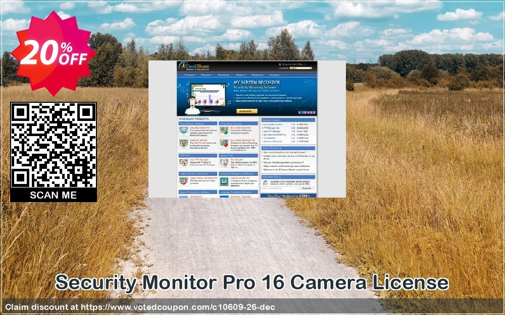 Security Monitor Pro 16 Camera Plan Coupon, discount DeskShare Coupon (10609). Promotion: Coupon for DeskShare