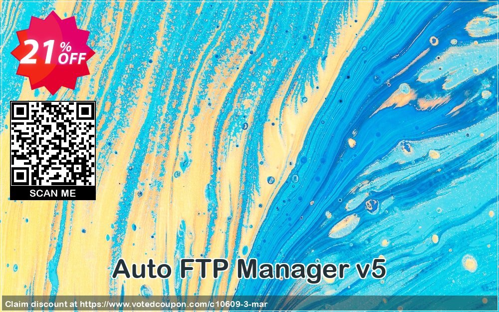 Auto FTP Manager v5 Coupon, discount DeskShare Coupon (10609). Promotion: Coupon for DeskShare