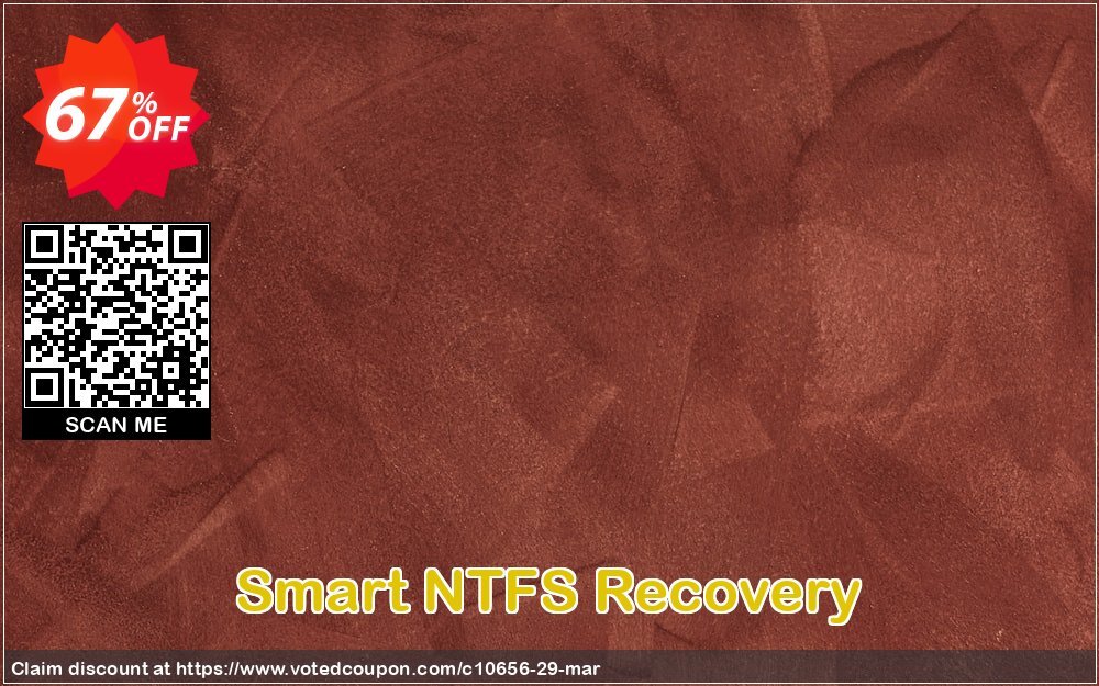 Smart NTFS Recovery Coupon, discount Smart PC Solutions 10$. Promotion: Smart PC Solutions 10$