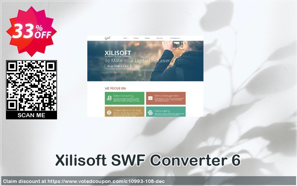 Xilisoft SWF Converter 6 Coupon Code Apr 2024, 33% OFF - VotedCoupon
